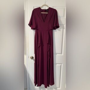 BCBG Burgundy Evening gown